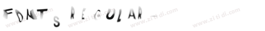 Fonts Regular字体转换